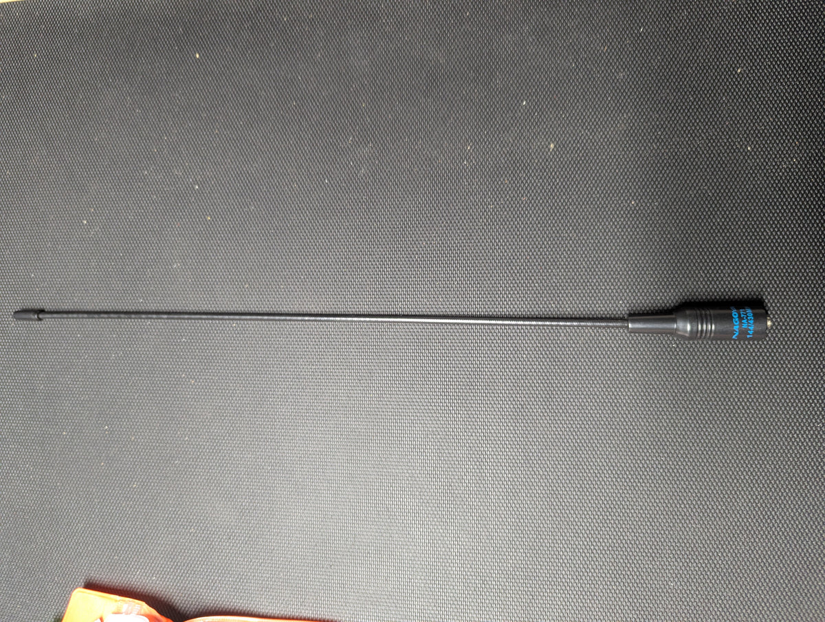 NA-771 dual-band handheld antenna, front view