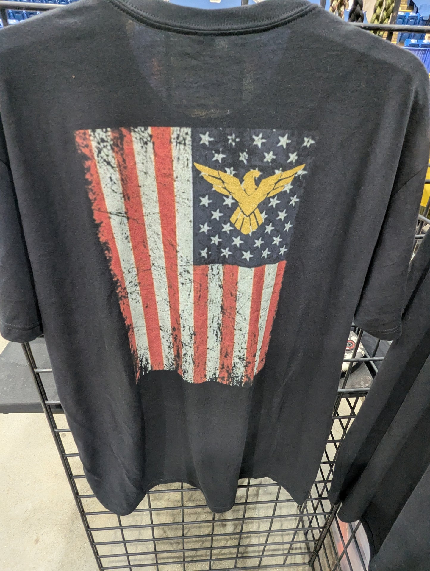 Burt's Rec Room Patriot Flag T-Shirt | American Freedom Graphic Tee